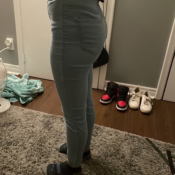 Sky blue roller jegging - Picture 3 of 4